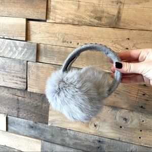 Michael Kors Faux Fur Ear Muffs